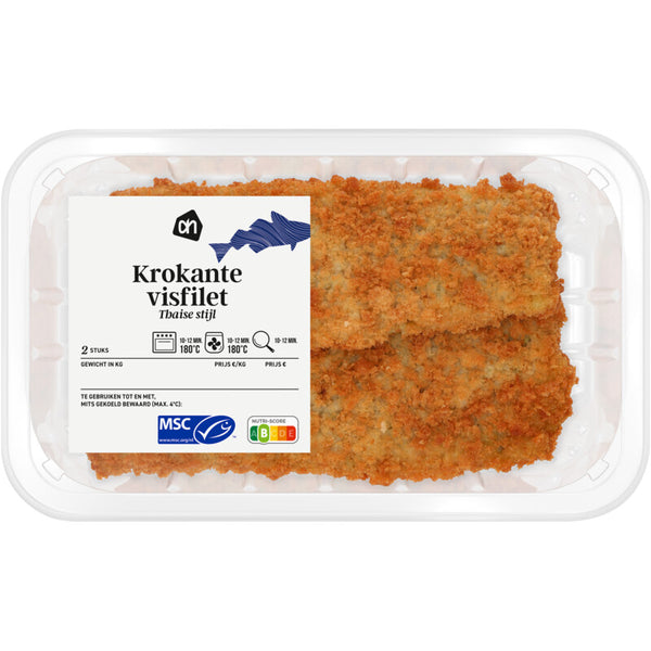 Krokante visfilet Thaise stijl