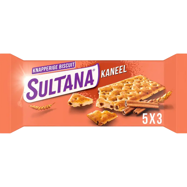Sultana Knapperige biscuit kaneel
