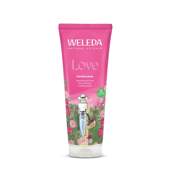 Weleda Wilde Rosen ausgleichende Duschcreme