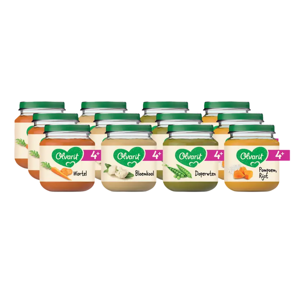 Olvarit Variationsmenü Mahlzeit 4m+