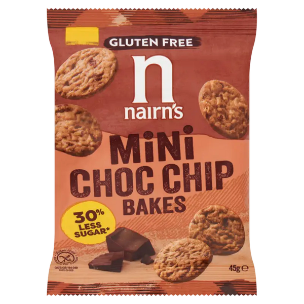 Nairn's Mini choc chip bakes gluten free