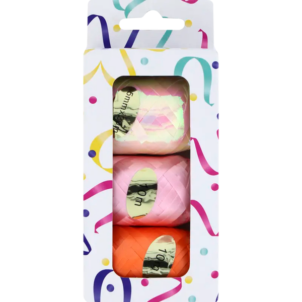 Hoomark Ribbon set pink, white, red