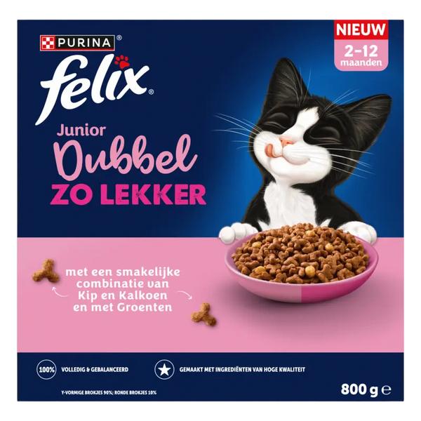 Felix Doppelt so lecker Junior Huhn, Pute & Milch