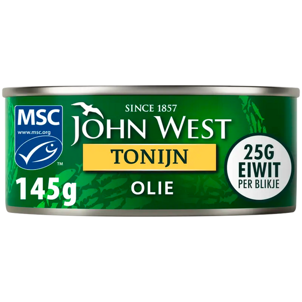 John West Tonijnstukken in zonnebloemolie