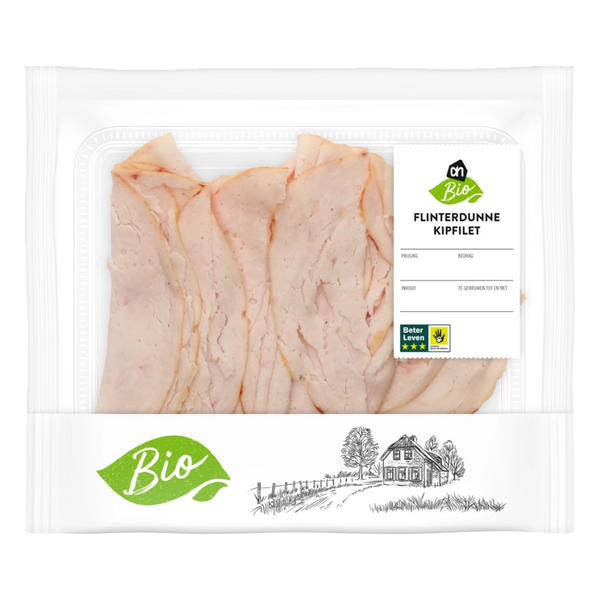 Organic Chicken Breast Thinly Sliced