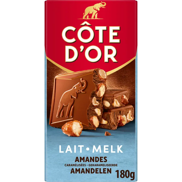Côte d'Or Bar milk caramelized almonds