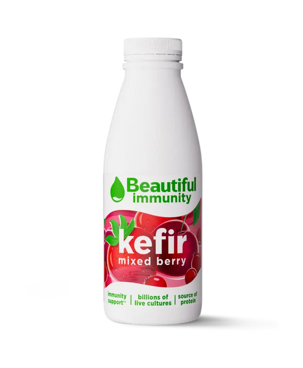 Schöner Immunitäts-Kefir Waldfrüchte