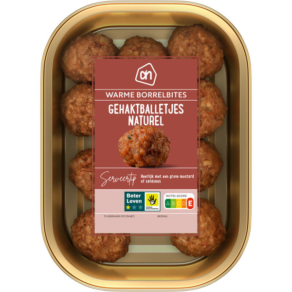 Gehaktballetjes naturel