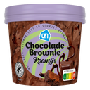 Chocolade brownie roomijs