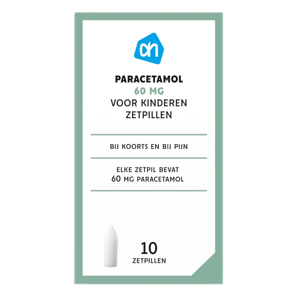 Paracetamol voor kinderen zetpillen 60mg