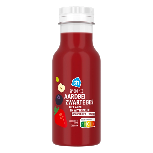 Smoothie appel aardbei braam zwarte bes