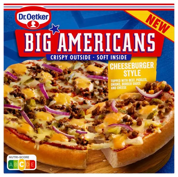 Dr. Oetker Big Americans cheeseburger style