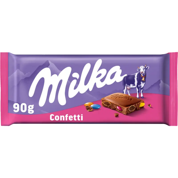 Milka Chocoladereep confetti