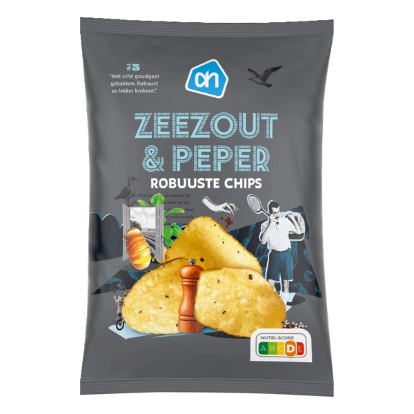 Robust chips sea salt & pepper