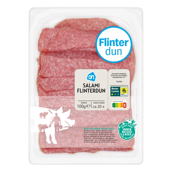 Paper-thin golden salami