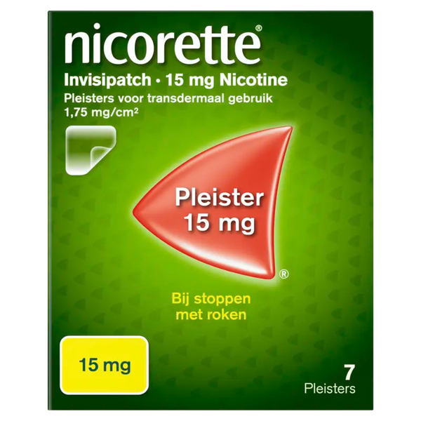 Nicorette Invisipatch pleister 15mg