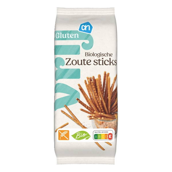 Glutenvrij Biologische zoute sticks