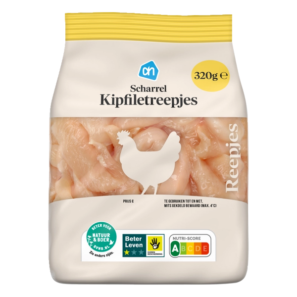 Scharrel kipfiletreepjes