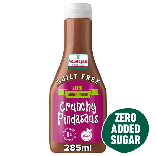 Verstegen Knusprige Erdnusssauce ohne zugesetzten Zucker
