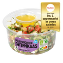 Kleiner Salat aus Hülsenfrüchten mit Ziegenkäse