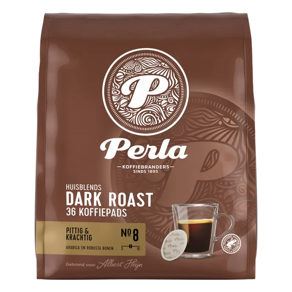 Perla Huisblends Dark roast koffiepads