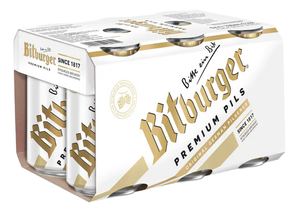 Bitburger Premium Pils 6-pack