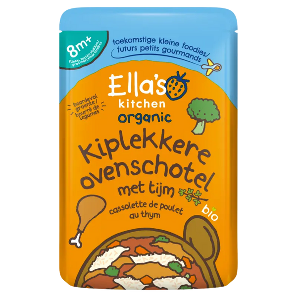Ella's kitchen Kiplekkere ovenschotel met tijm 8m+