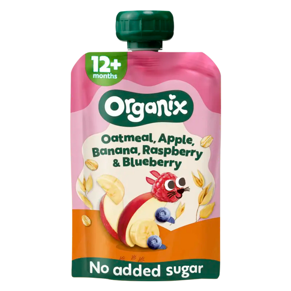 Organix Quetschobst Hafer Apfel Banane 12m+