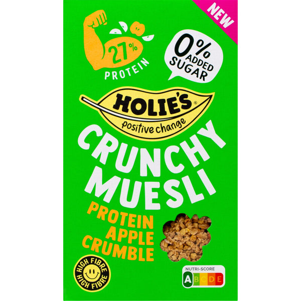 Holie's Crunchy muesli protein apple crumble