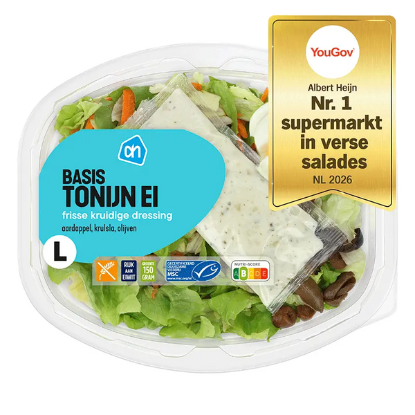Basis Mahlzeitsalat Thunfisch Freilandei