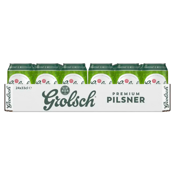 Grolsch Premium Pilsner can tray