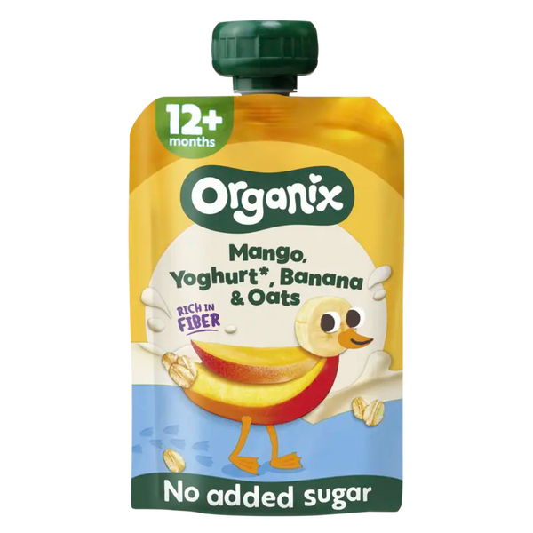 Organix Nutri fiber mango, yoghurt, banana 12m+