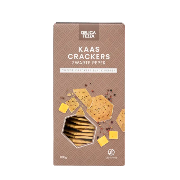 Delicatezza Cheese Cracker sea salt & black pepper