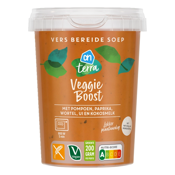 Frische Suppe Veggie Boost mit Kürbis