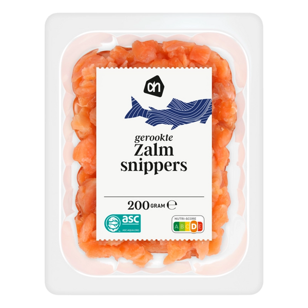 Gerookte zalmsnippers