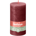 Bolsius Rustic candle bordeaux 13cm