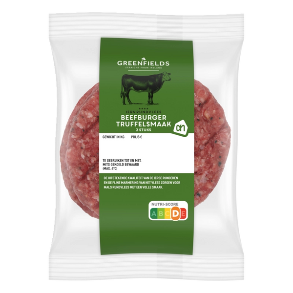 Greenfields Beefburger truffle flavor 2 pieces