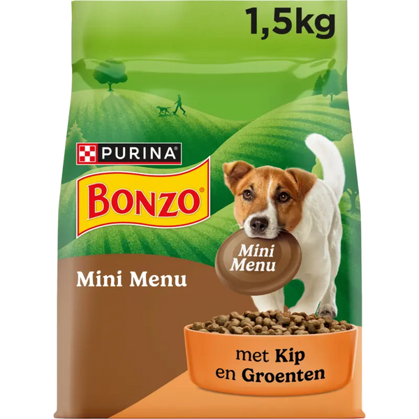 Bonzo Mini menu adult met kip en groenten