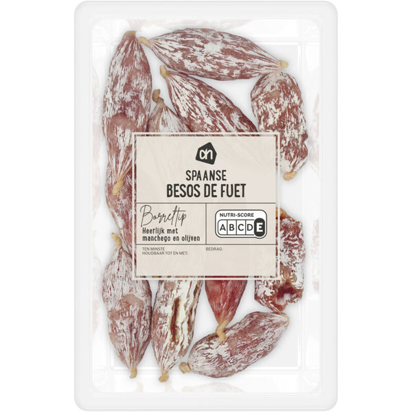 Spaanse besos de fuet