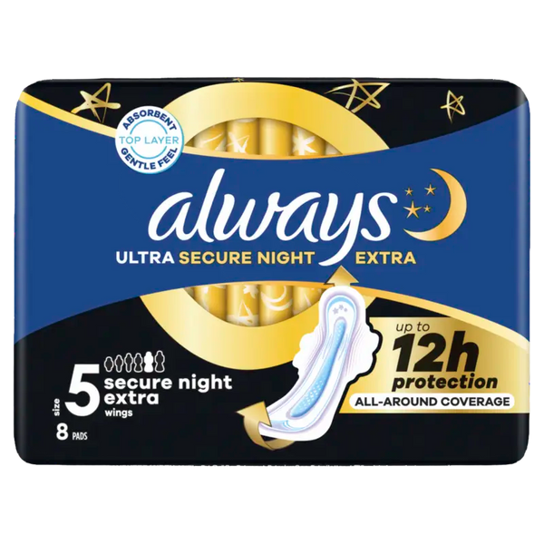 Always Ultra sicher Nacht extra Flügel
