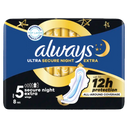 Always Ultra sicher Nacht extra Flügel