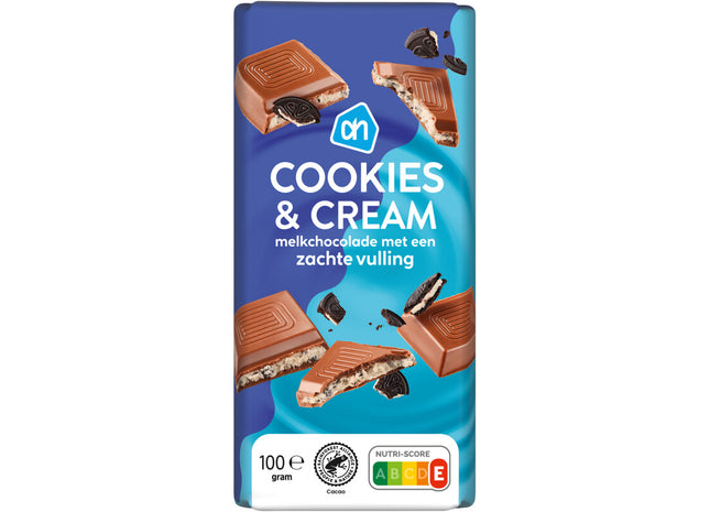 Cookies cream melkchocolade