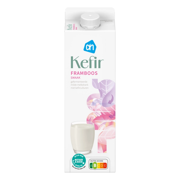Kefir mit Himbeergeschmack