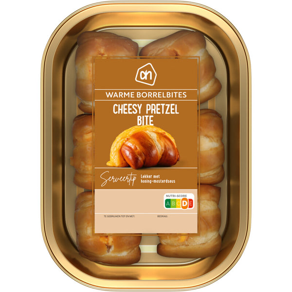 Cheesy pretzel bite