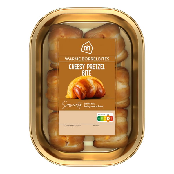 Cheesy pretzel bite