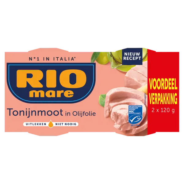 Rio Mare Thunfischstück in Olivenöl 2er-Pack
