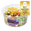 Kleiner Salat aus Hülsenfrüchten mit Ziegenkäse