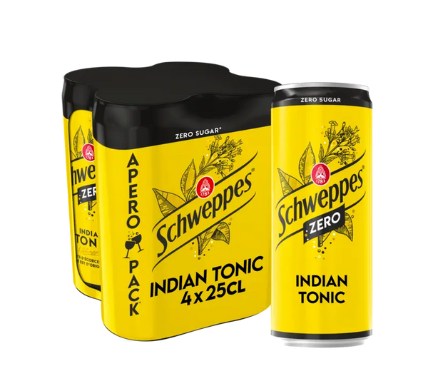 Schweppes Indian Tonic Zero 4er-Pack