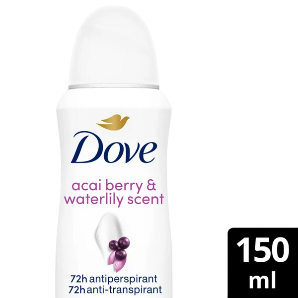 Dove Acai & waterlily anti-transpirant spray