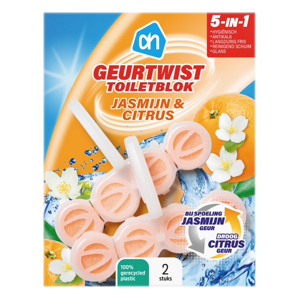 Geurtwist Toilettenblock Jasmin & Zitrus